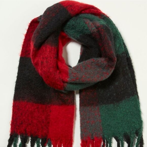 Lucky Brand Plaid Blanket Scarf - Picture 3 of 4